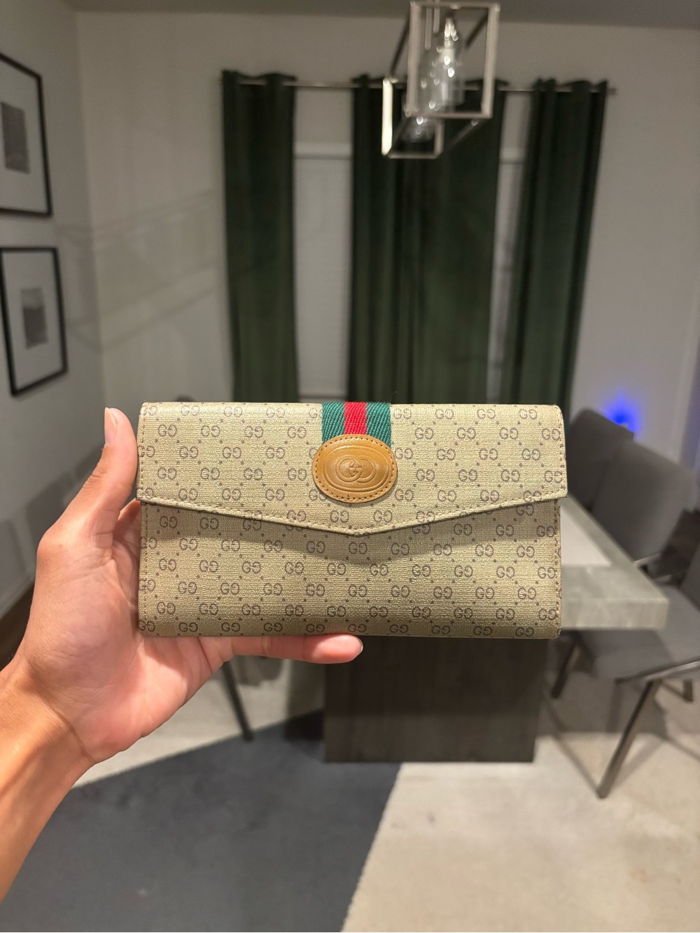 Gucci GG Canvas Continental Wallet | Beige | Medium